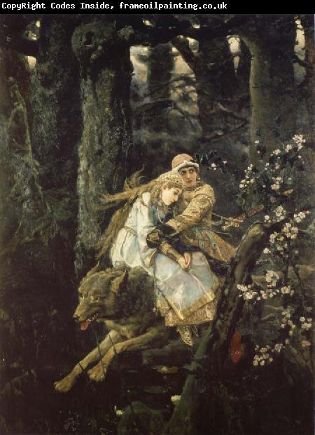 Viktor Vasnetsov Ivan the Tsarevich Riding the Grey Wolf
